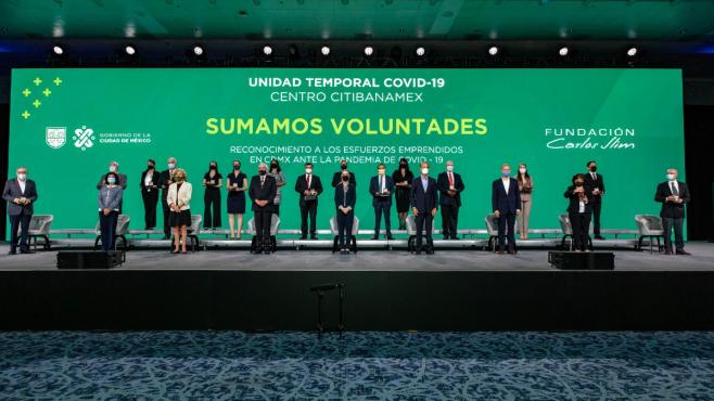 Unidad Temporal COVID-19 atendió a 9 mil pacientes; Fundación Carlos Slim