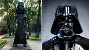 Cocijo, la escultura de “Darth Vader” en Paseo de la Reforma. Te contamos su historia