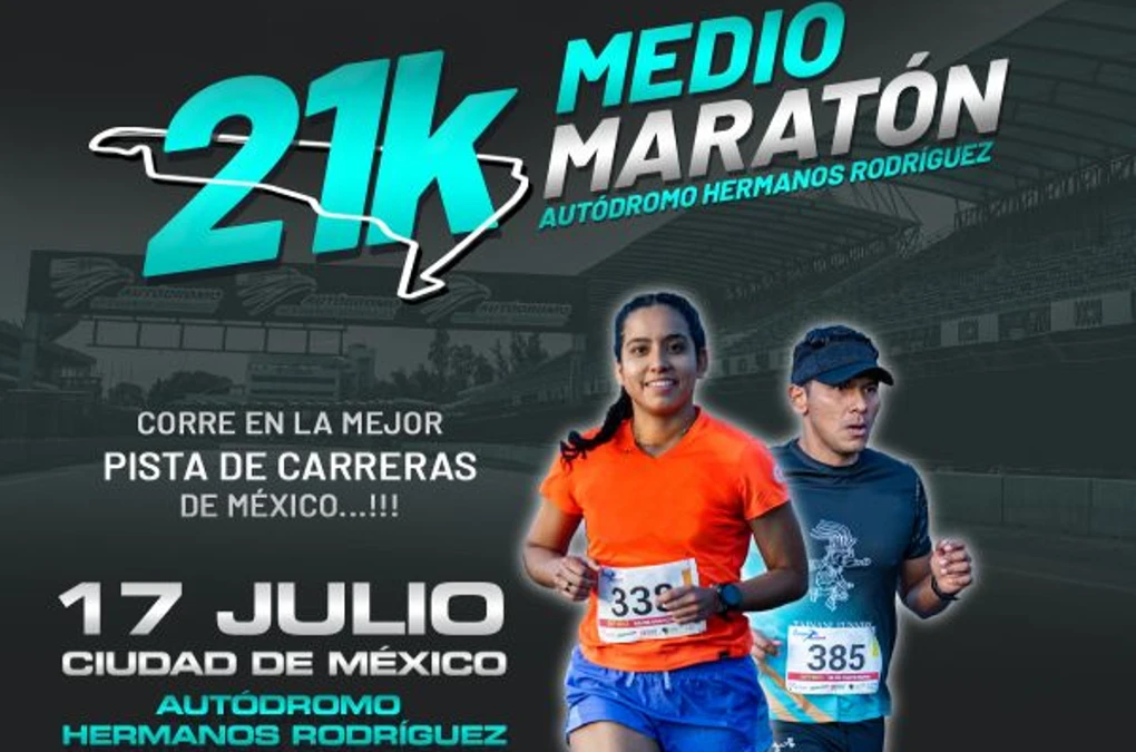 Medio Maratón 21K Autódromo Hermanos Rodríguez