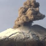 Caída de ceniza Popocatépetl