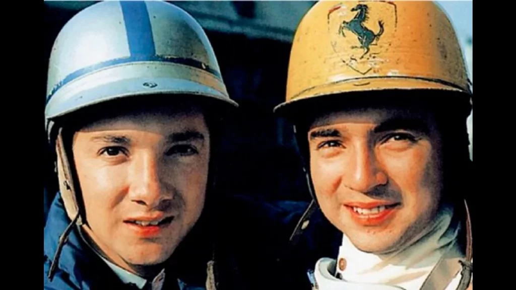 Cascos de los Hermanos Rodríguez de la Fórmula 1