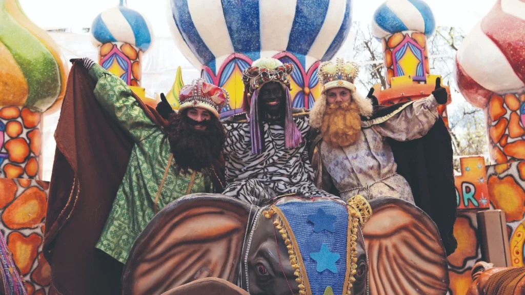 Foto con los Reyes magos