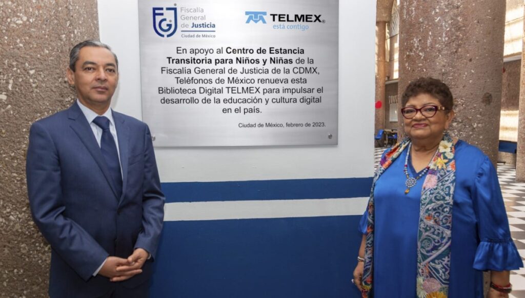 Telmex reinaugura Biblioteca Digital en instalaciones de la FGJCDMX