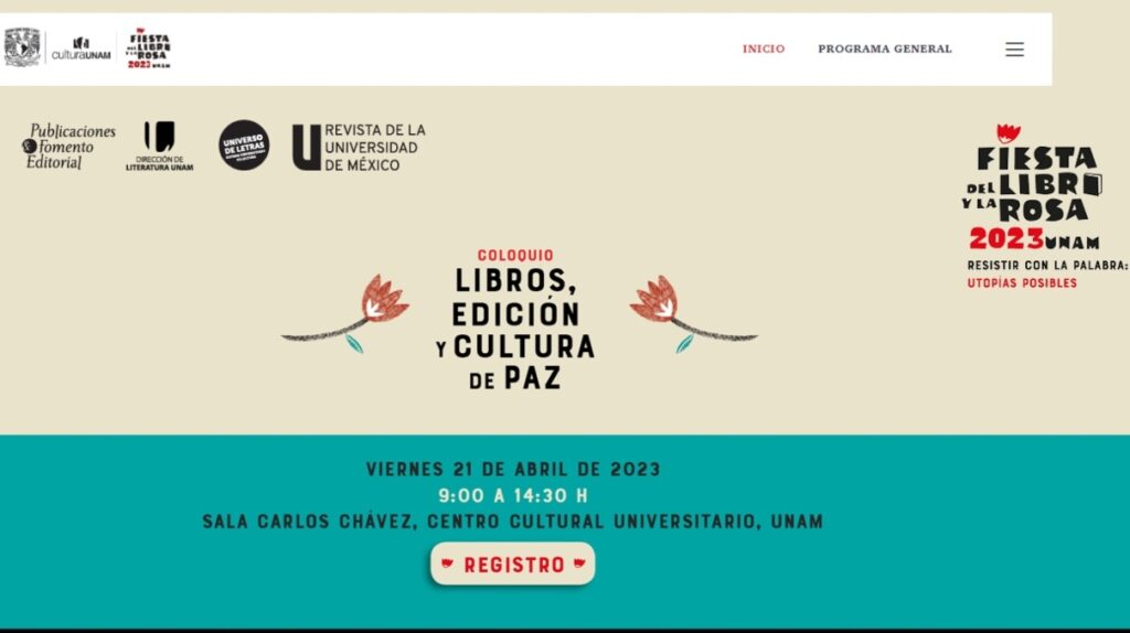 Fiesta del Libro y la Rosa UNAM 2023